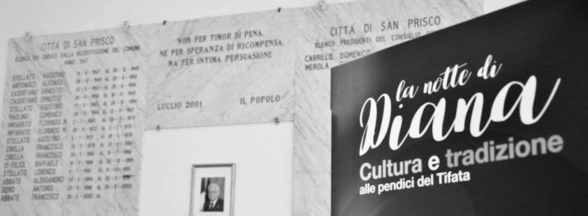 San Prisco, Diana vien di notte e fa tappa sotto il Tifata