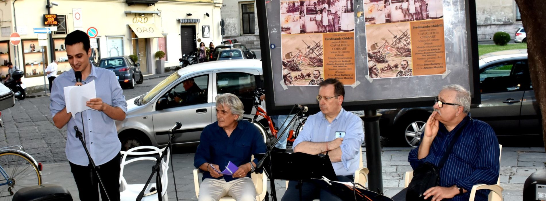 Cavalieri e corsari in piazza Vanvitelli, piace il libro di Ghidelli