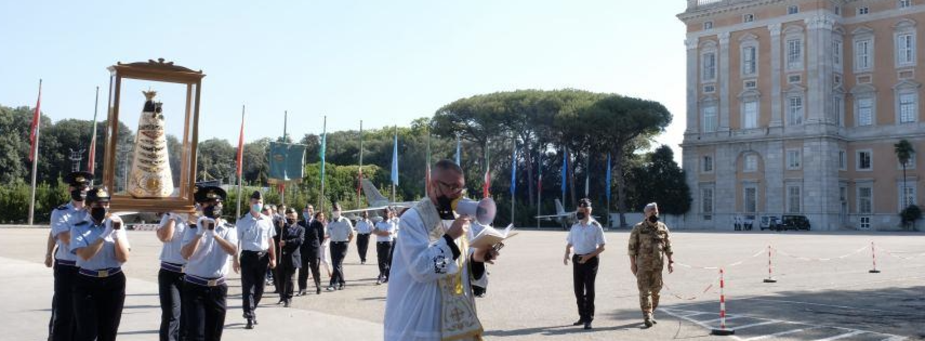 Arma Azzurra, l’Effige della Madonna di Loreto lascia Caserta