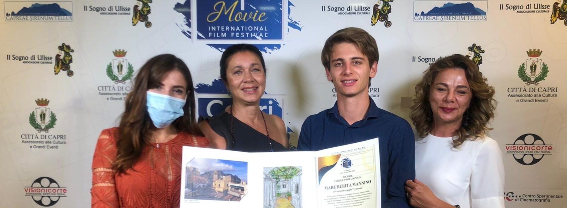 Capri Movie. Premio miglior attrice protagonista al corto L’Aurora di Spazio Donna