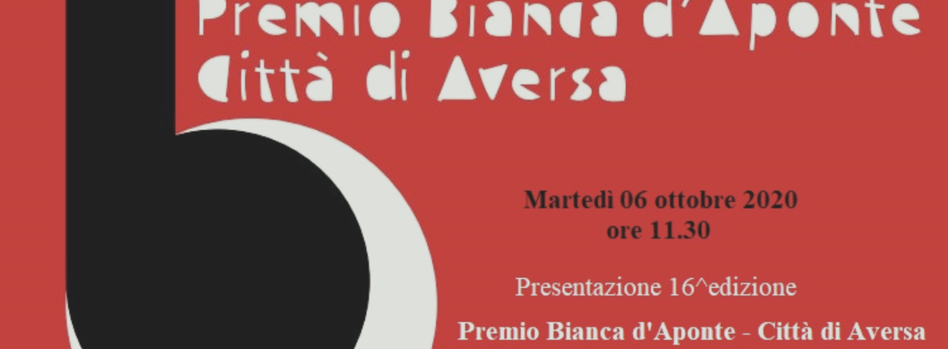 Premio Bianca d’Aponte, la presentazione in videoconferenza