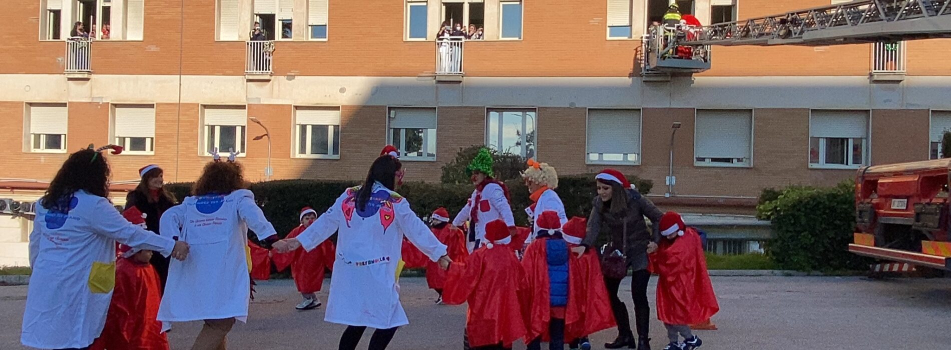 Ospedale di Caserta. Giochi e allegria per i piccoli degenti