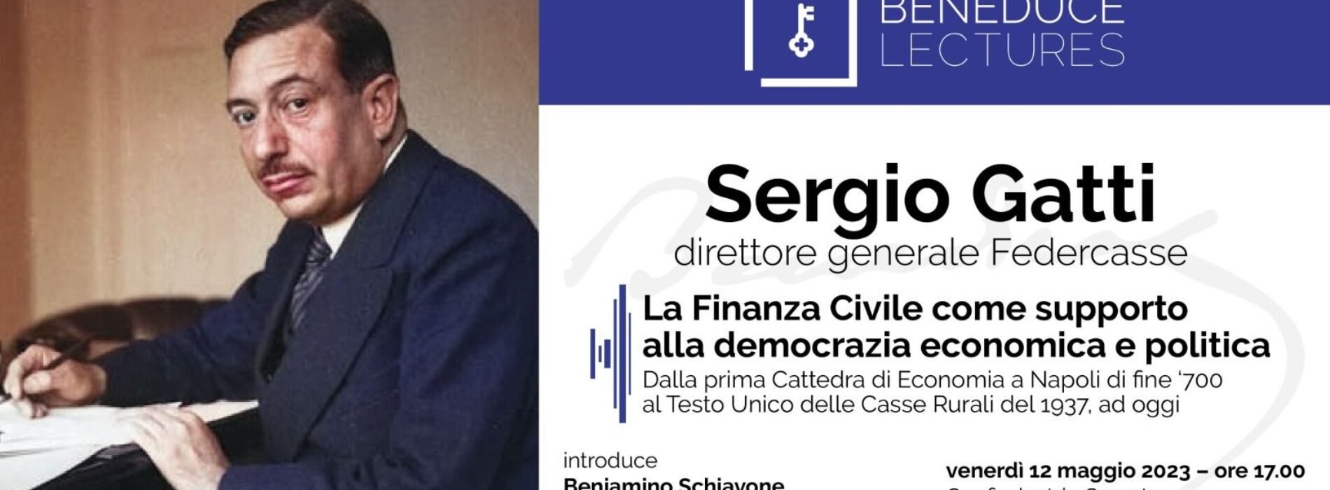 Beneduce Lectures. La lectio magistralis di Sergio Gatti