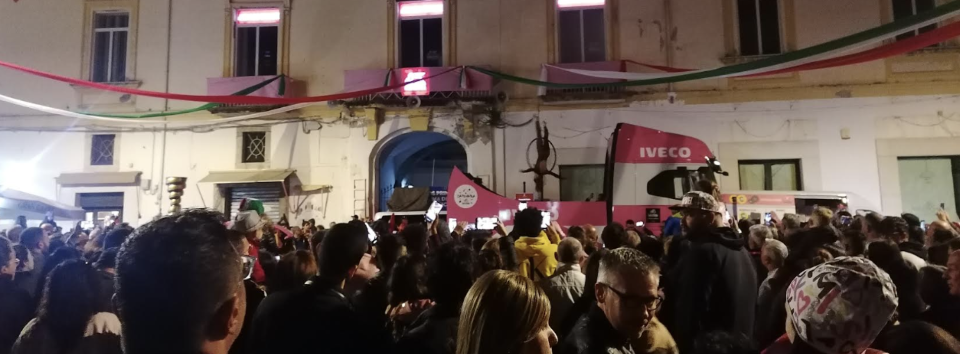 Carovana del Giro d’Italia a Capua, grande festa per la città