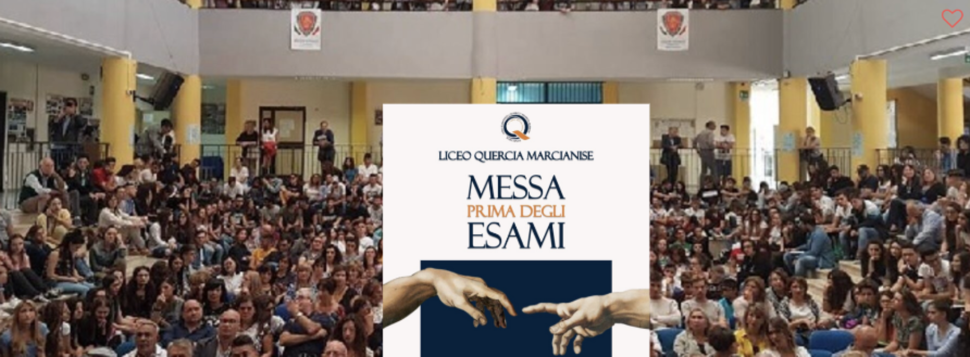 Liceo Quercia. Messa prima degli esami per tutti i maturandi