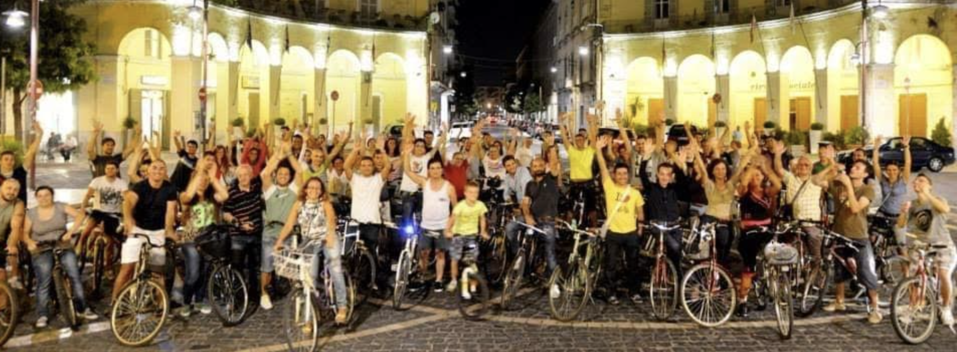 Pedali nella Notte a Caserta. Tutti ciclisti a passeggio in città!