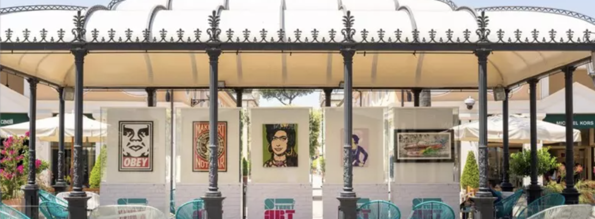 Domeniche di street art, si dipinge dal vivo alla Reggia Outlet