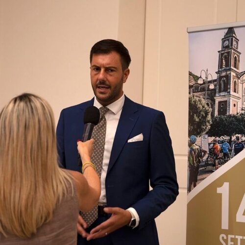 Randonnée Reale Borbonica. Il sindaco di Piana di Monteverna