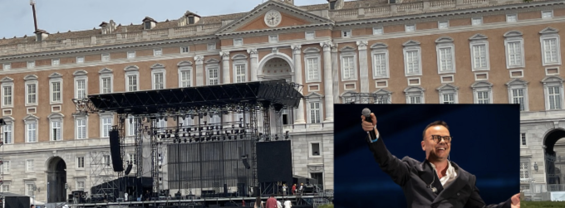 Cinque giorni con Gigi D’Alessio, è la Reggia a fare da sfondo