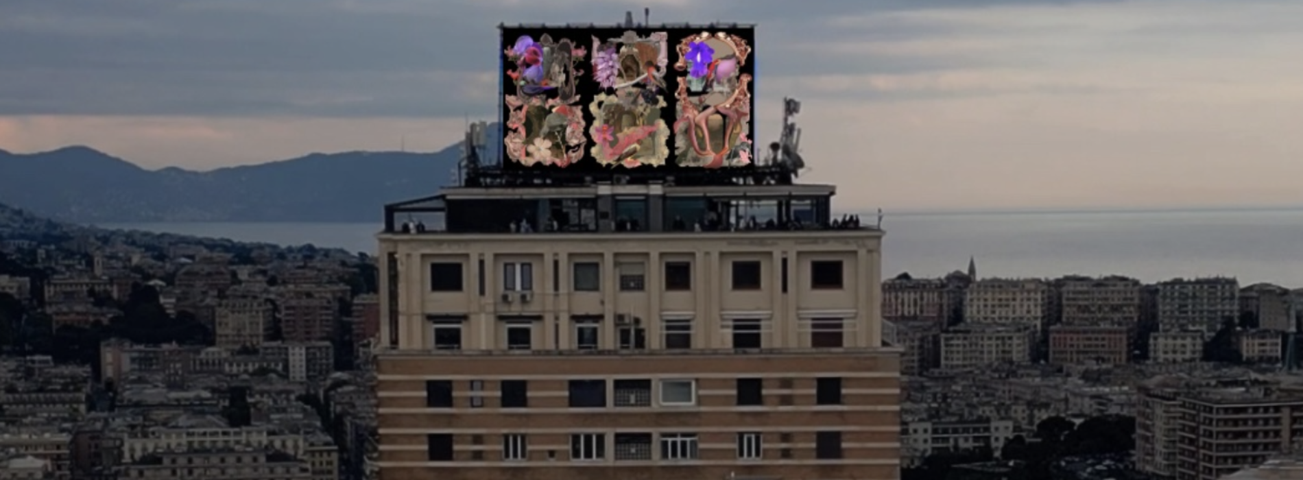 Genova si illumina di arte, Debora Hirsch su Terrazza Colombo