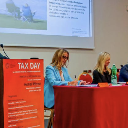 Tax Day. Affollato incontro di Alleanza Assicurazioni al Plaza