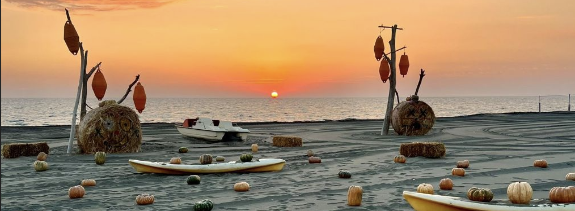 Un mare di zucche. Castelvolturno, la terza edizione al Flava Beach