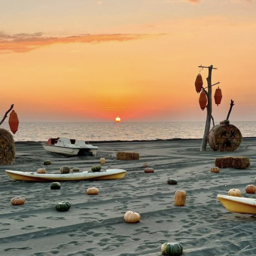 Un mare di zucche. Castelvolturno, la terza edizione al Flava Beach