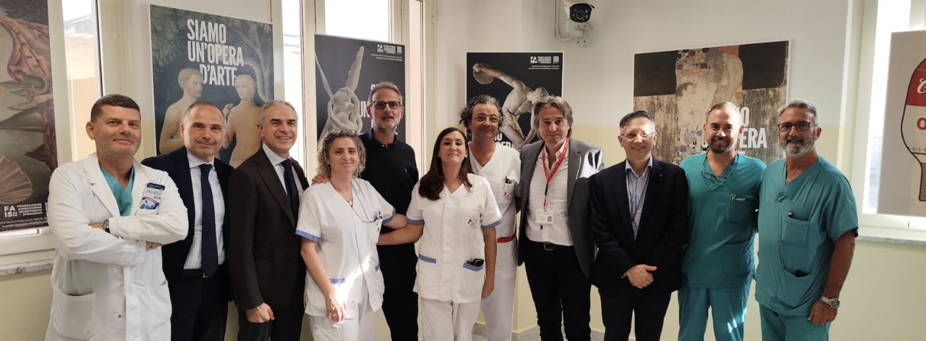 Siamo un’opera d’arte, la mostra inaugurata all’Ospedale di Caserta