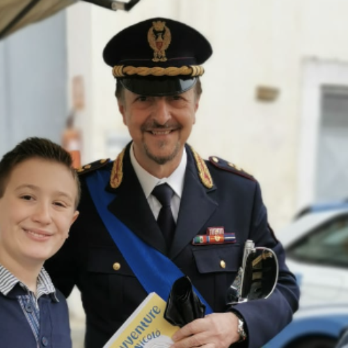 L’arcobaleno perduto, il libro di Nicolò a Roma per il Calendario della Polizia