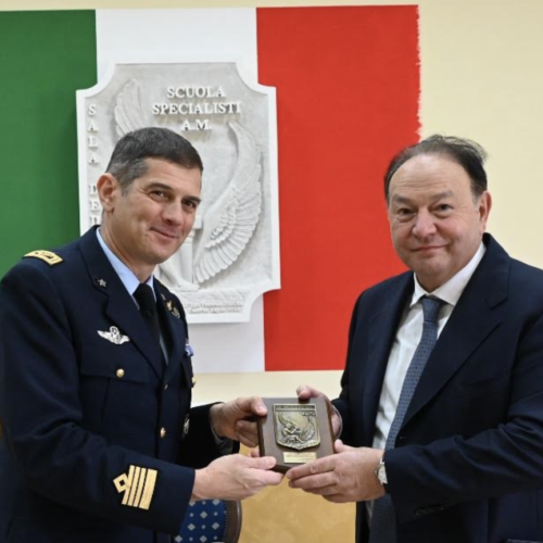 Aeronautica Militare, il presidente Oliviero alla Scuola Specialisti