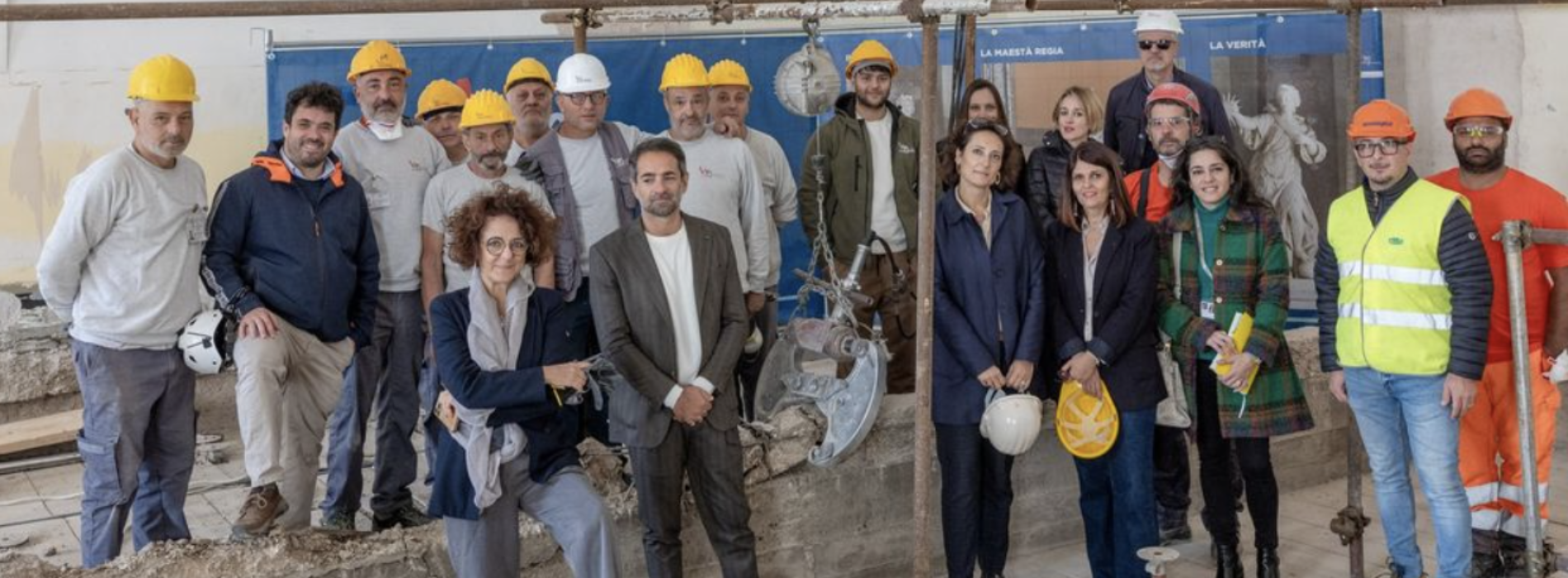 Reggia di Caserta. Iniziati i lavori alla Sala della Gloria