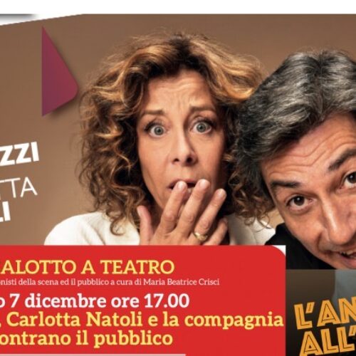 Emilio Solfrizzi e Carlotta Natoli, ospiti de Il Salotto a Teatro