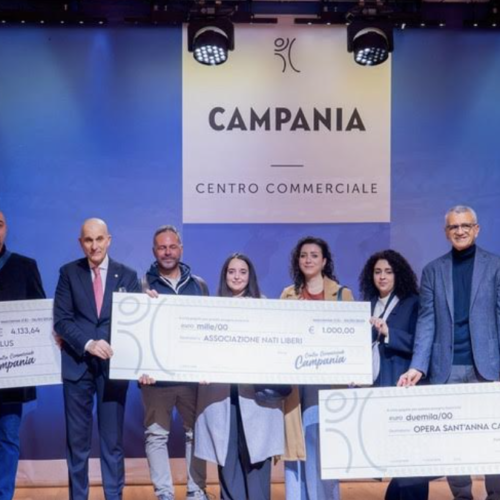 Centro Campania. Donati 8mila euro in beneficenza