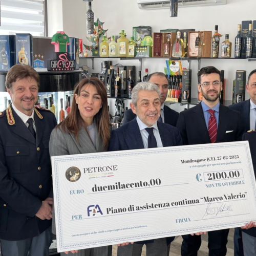 Fondo di assistenza Marco Valerio, insieme Polizia di Stato e Antica Distilleria Petrone