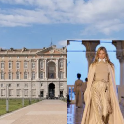 Max Mara, alla Reggia di Caserta sfila la collezione Resort 2025