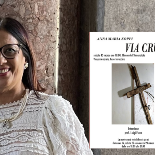 Via Crucis, la mostra di Anna Maria Zoppi a Casertavecchia