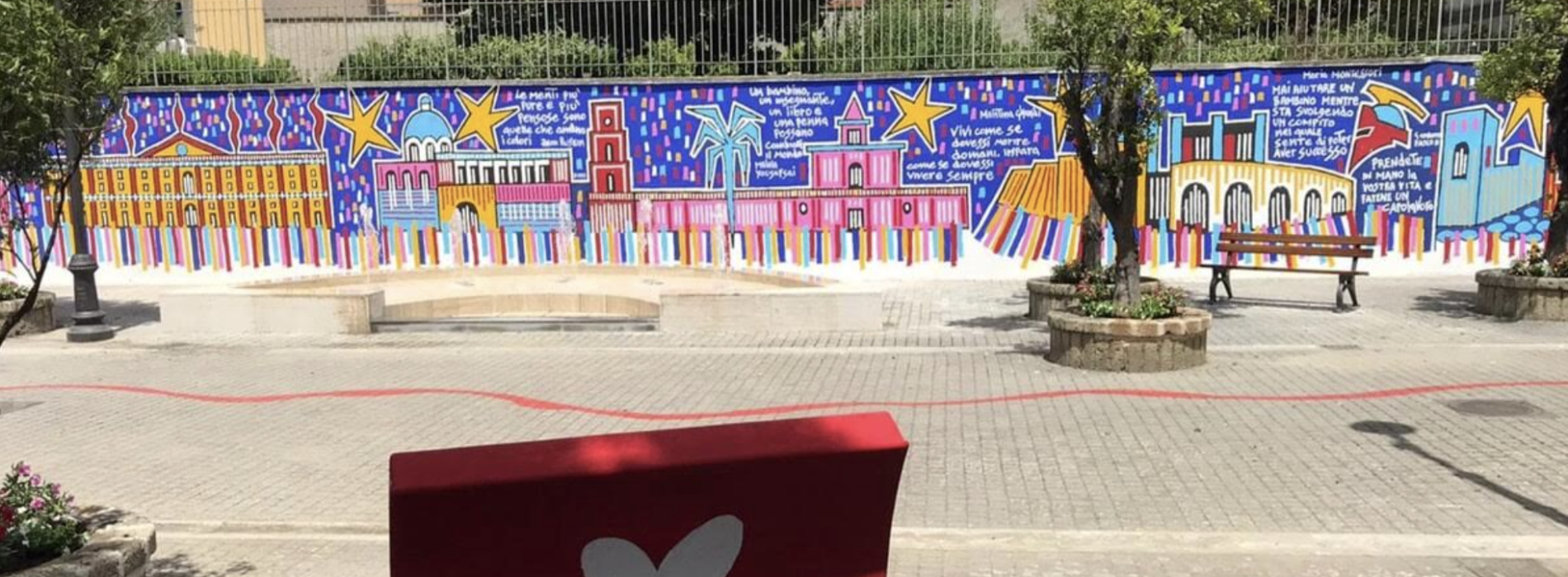 Santa Maria CV, si inaugura il murales di Ciambrone