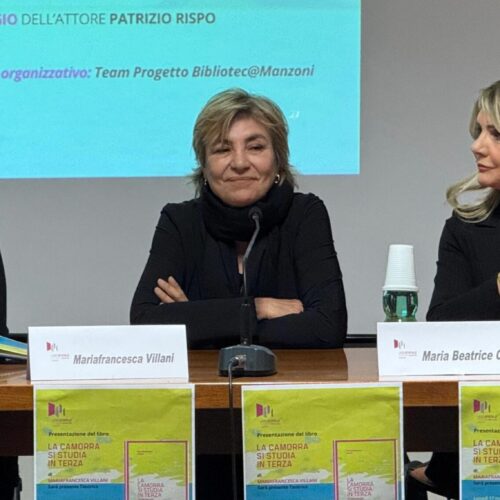 Mariafrancesca Villani ospite del liceo Manzoni di Caserta